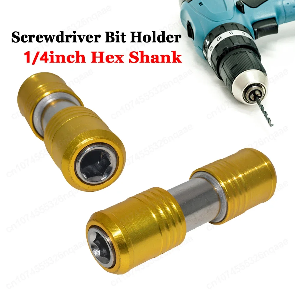 1-3PCS Screwdriver Bit Holder 1/4 inch Hex Double Head Extension Rod Screw Adapter Screwdriver Drill Extension Bar Adapter