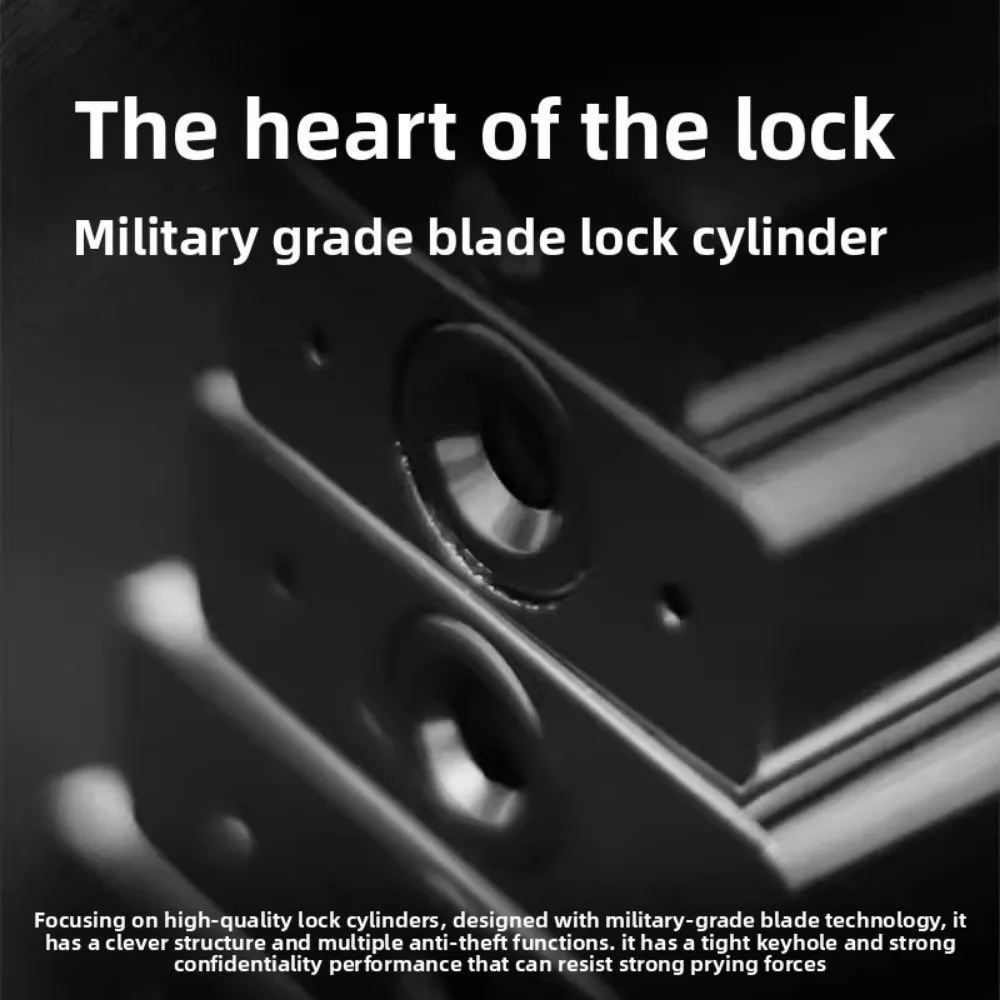 

Дверной замок из нержавеющей стали 304, навесной замок с 4 ключами, сверхмощный твердый замок, серебристый, безопасный, антикоррозийный, уличный замок, домашнее общежитие