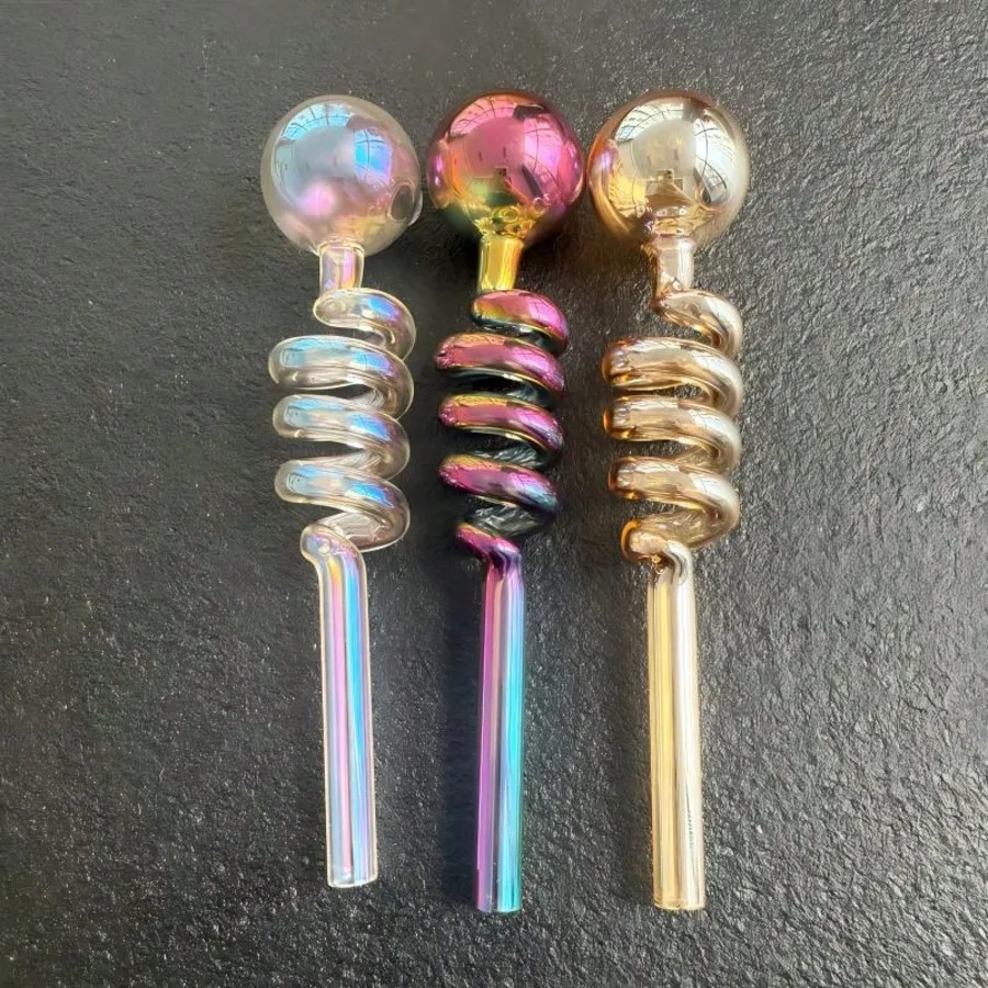 5.5-Inch Colorful High Borosilicate Glass Straws - For Birthday Parties/Cocktails/Whiskey/Coffee/Juice