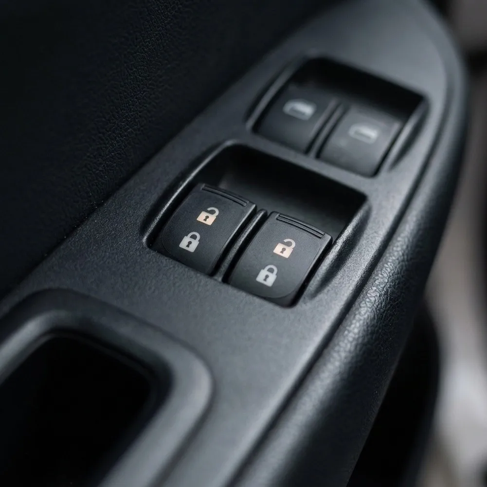 Button Repair Decal Sticker Car Sticker Vinyl Control Overlay Black Push Button Decal Practical Repair Solution