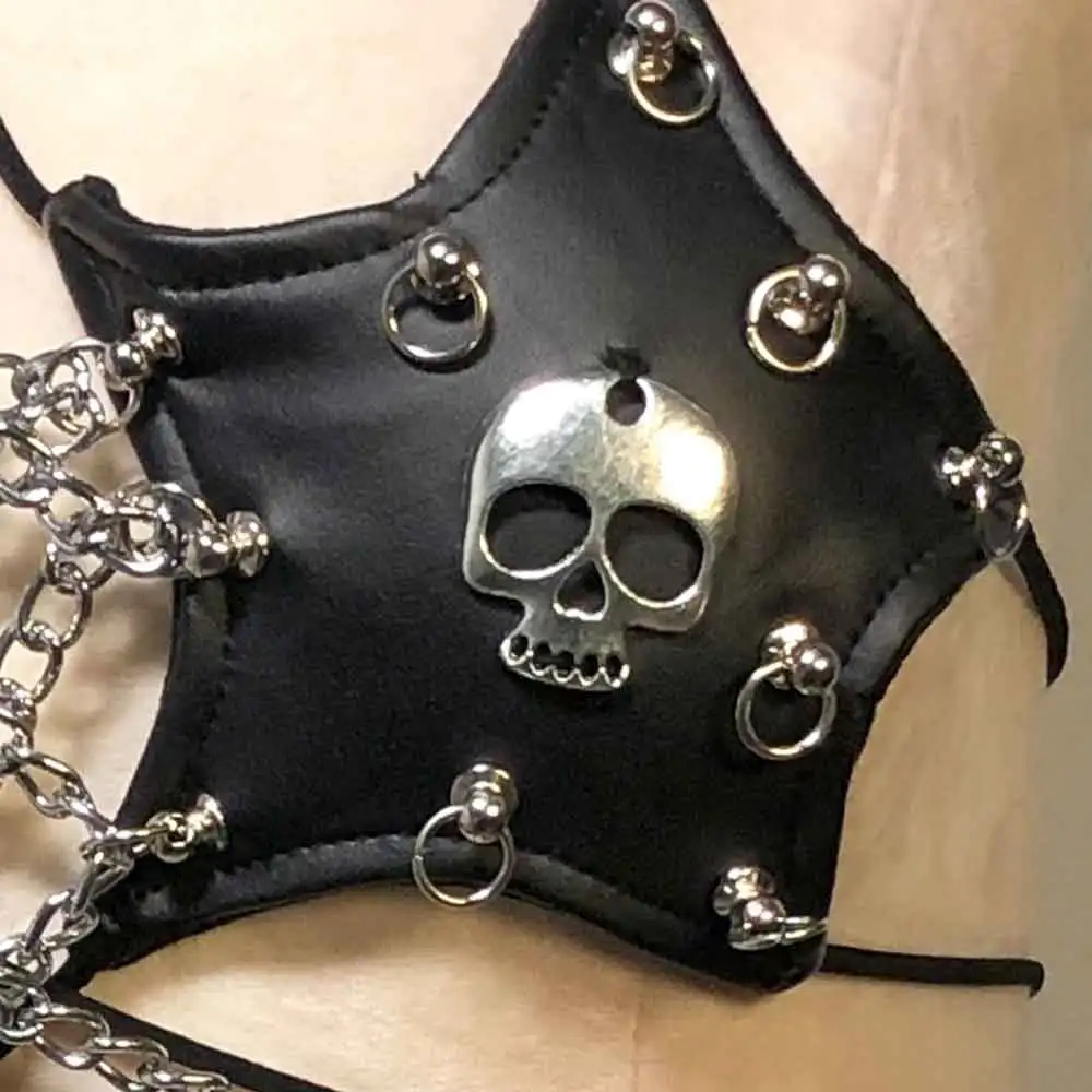 Goth Tops Y2K T-shirt Gothic Tank Rave Outfits Emo Clothing Cyber Scene ALT Punk Rock Clothes Vkei 90s Festival Bra Grunge Eco