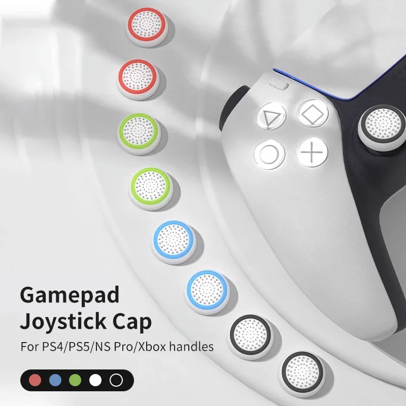 

Soft Silicone Thumb Joystick Grip Caps for PS5 PS4 Switch Pro Xbox Controller Joystick Cover Protector Case