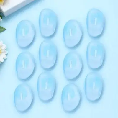 

12 шт. силиконовые накладки на уши, водонепроницаемые, прочные, многоразовые, защитные приспособления для окрашивания волос, салонные инструменты, легкая чистка, гигиенические, универсальные