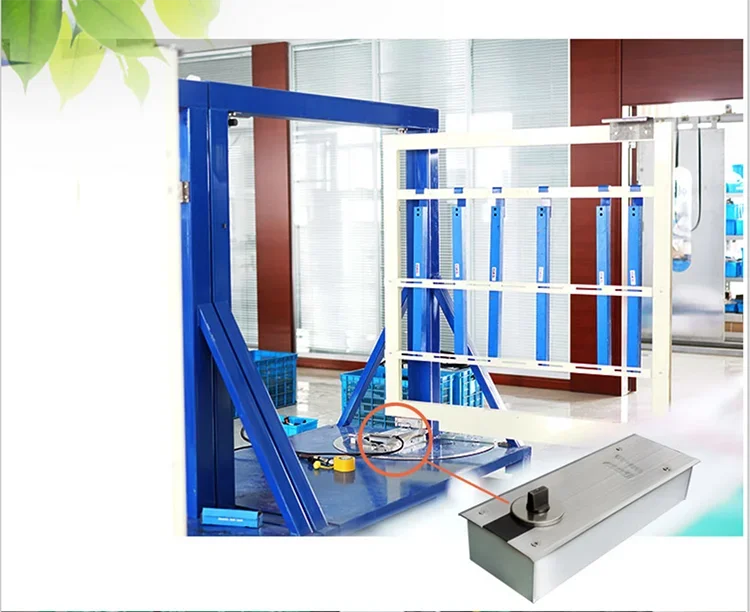 สปริงตั้งพื้นไฮดรอลิก Heavy Duty กระจกไร้กรอบปกปิดประตูสปริงตั้งพื้นกระบอกคู่