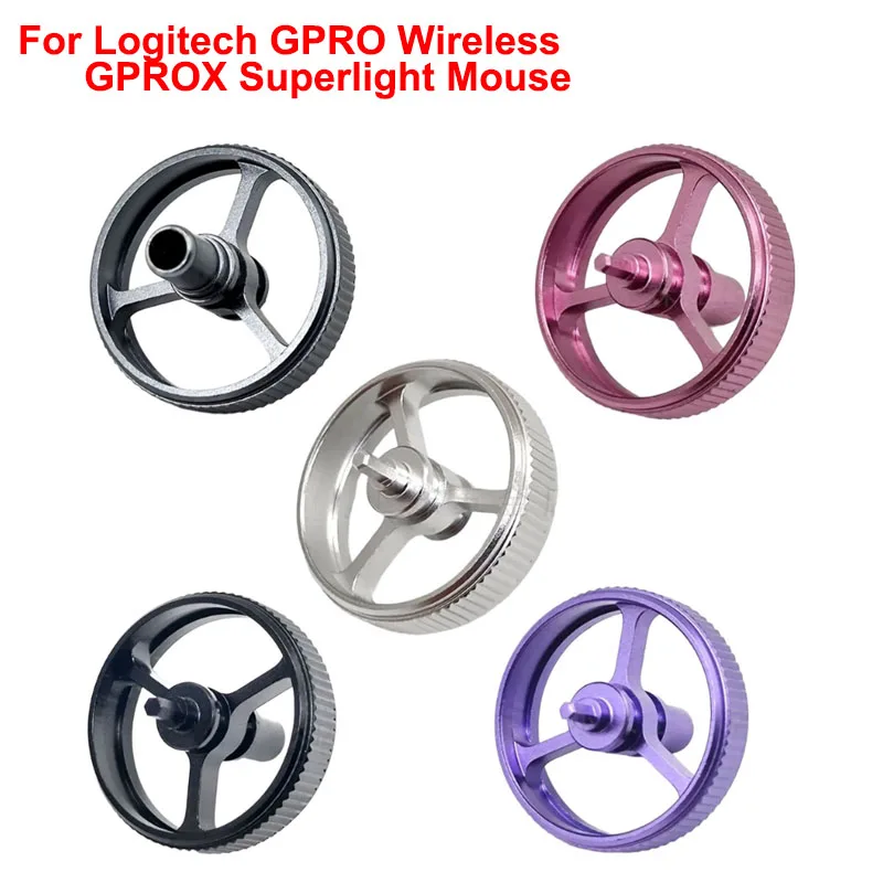 Sostituzione dei rulli della puleggia della ruota del rotolo del Mouse in lega di alluminio per Logitech G102 G304 G305/per GPRO Wireless GPROX Superlight