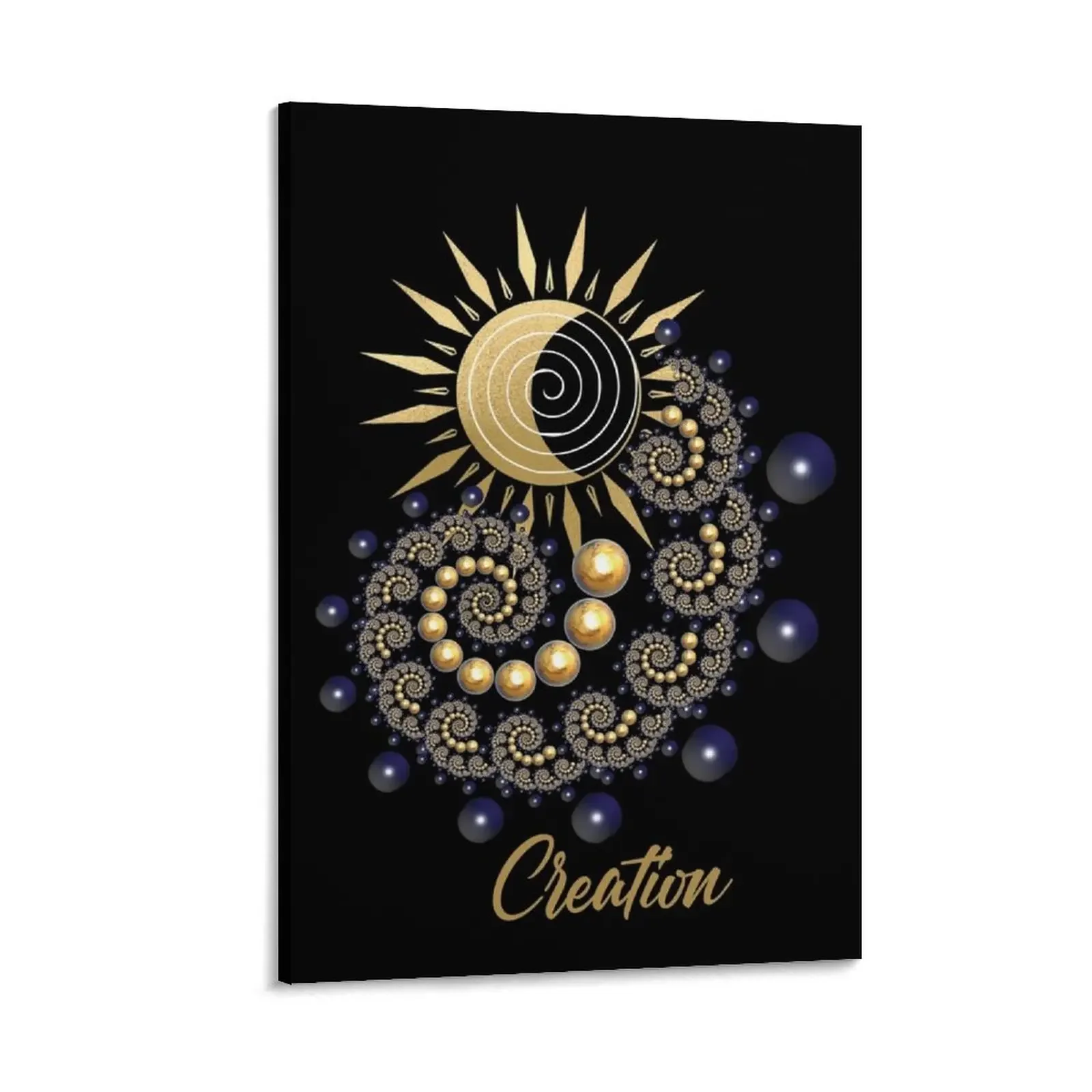 

Creation - Fibonacci Golden Spiral Sun Canvas Painting fashion wall paintings canvas wall decoration anime room decor