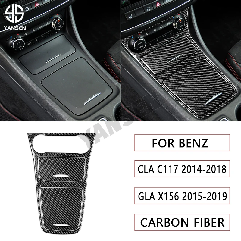 

Cover Carbon Fiber Sticker For Mercedes-Benz CLA C117 2014-2018 GLA X156 2015-2019 A-CLASS W176 Accessories