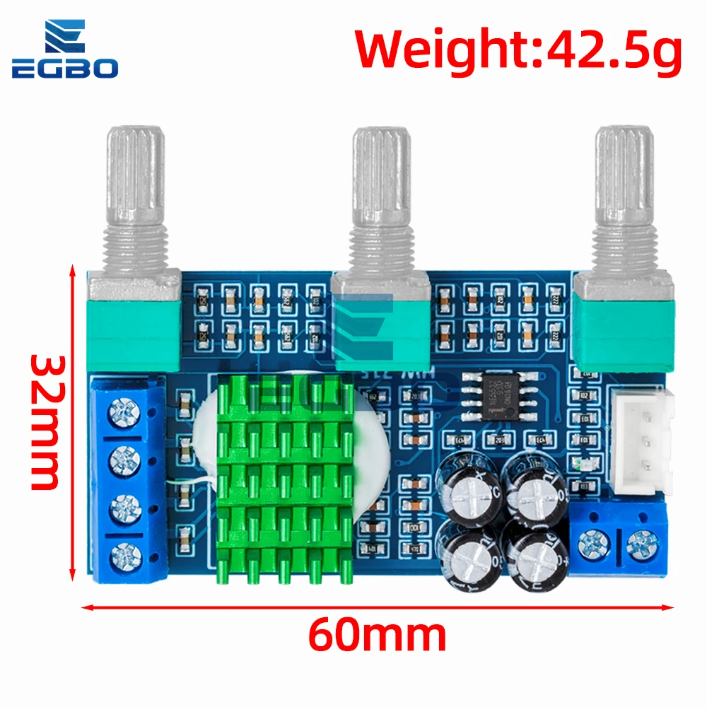 1~10PCS XH-M567 TPA3116D2 Dual-channel Stereo High Power Digital Audio Power Amplifier Board Audio Power Amplifier Board 80W*2
