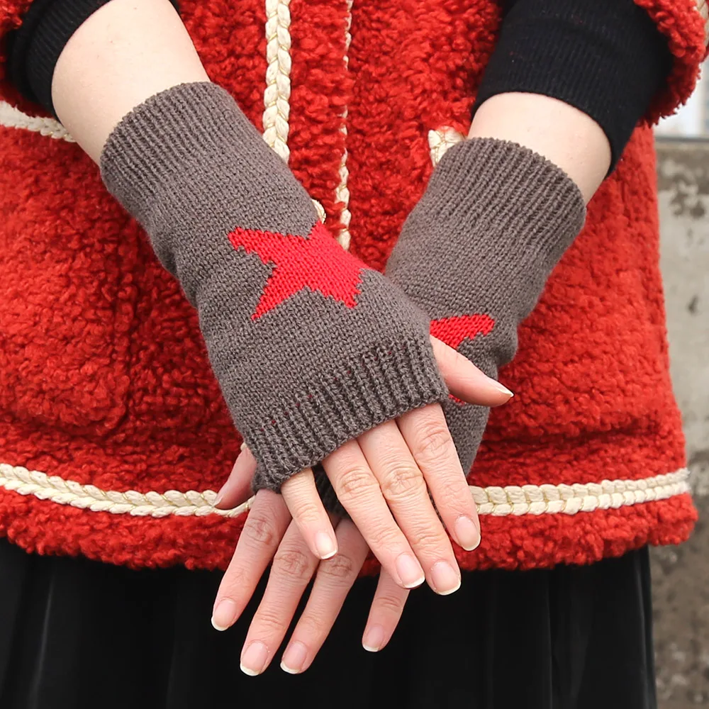 Thumbnail 4 - #11 New Knitted Winter Gloves Arrivals