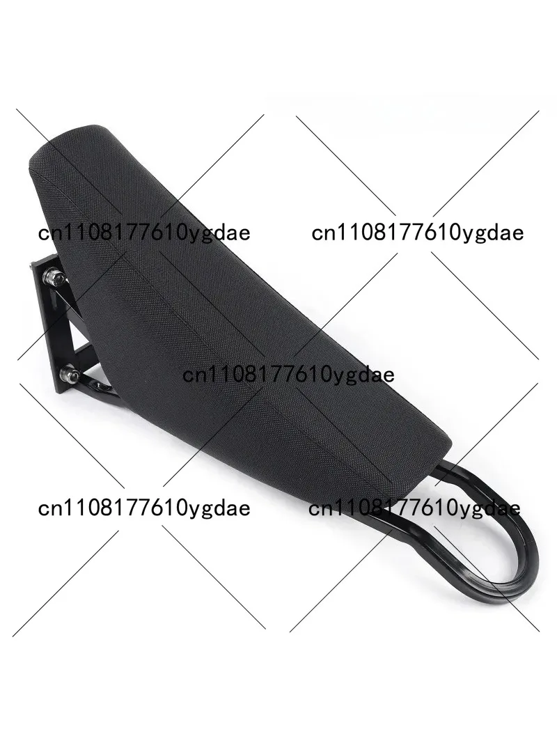 Motor-cycle Bracket, High-Durability PU Cushion, Triangular Ir-on Structure, Comfortable Motor-cycle Sad-dle, Easy to Install,