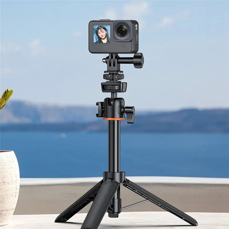B31B Action Camera Cold Shoe Adapter with 180° Adjustment 1/4 Inch Screw Hole for Gopro for Hero 12/11/10/9/8