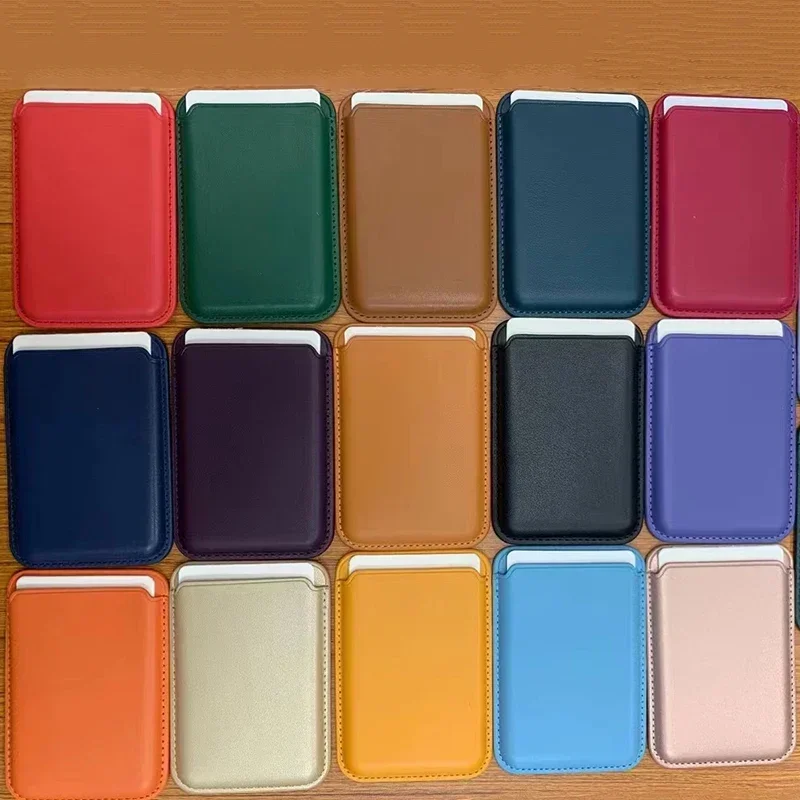 Magsafe Leder-Kartenhalter mit Magnetverschluss für iPhone 17 Pro Max und Samsung S26 Ultra – Macsafe Kartenhalter mit Fächern als Zubehör – Detail 11