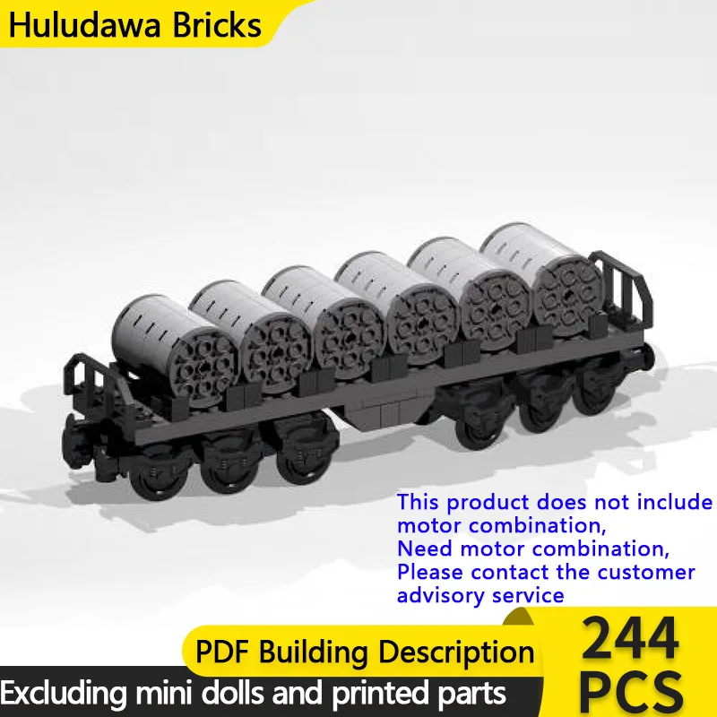 

Модель городской автомобиль MOC, строительные кирпичи, 12-колесная плоская кровать, автомобиль с катушками, модульная технология, детские праздничные подарки, сборка игрушек, костюм