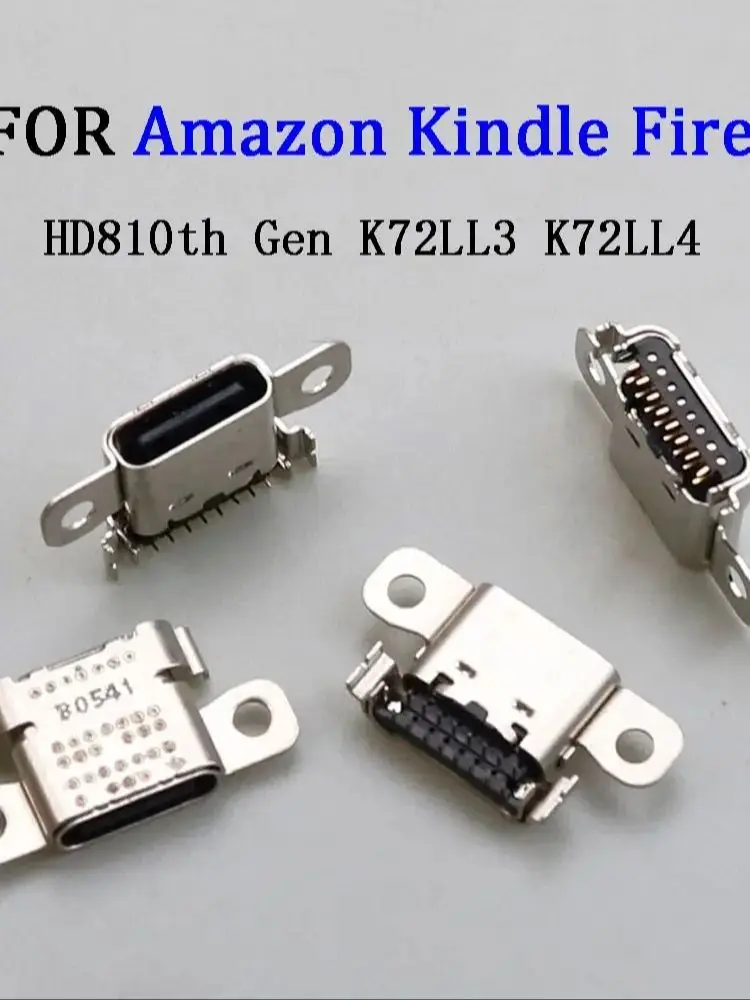 cltgxdd 10 sztuk dla Amazon Kindle Fire HD810th Gen K72LL3 K72LL4 złącze portu ładowania USB gniazdo typu C, moduł ładowarki — zdjęcie 2