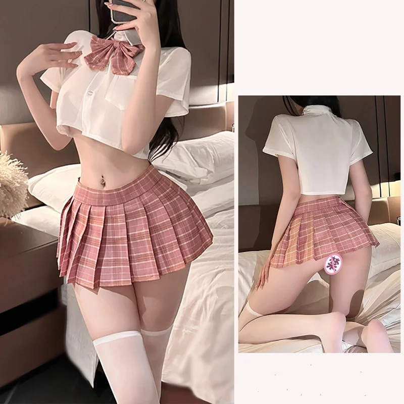 섹시한 플리츠 미니 스커트 여성 여름 하이웨이스트 마이크로 체크 스커트 핑크 블랙 귀여운 스커트 학생 소녀 하라주쿠 고스 Y2K 스커트