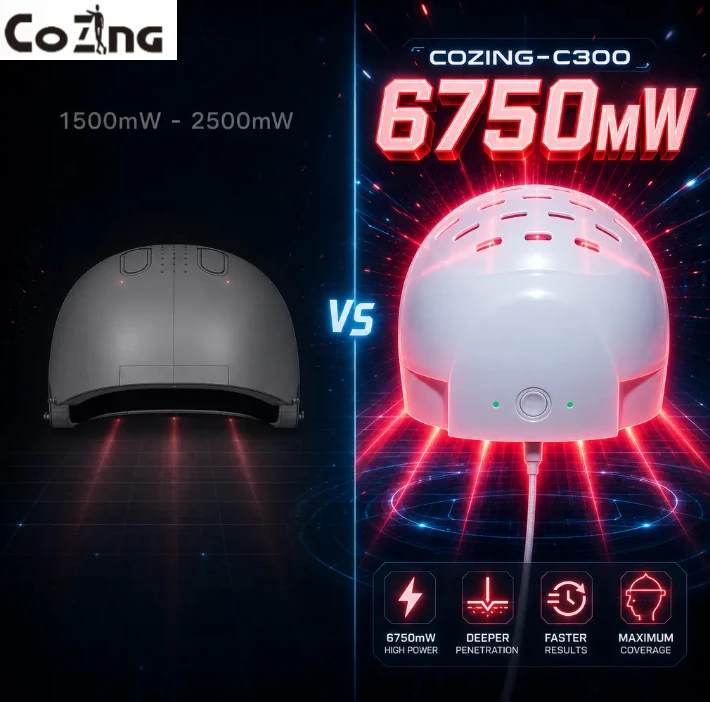 

Wireless LLLT Hair Laser Cap 300pcs 650 660nm Laser Diodes Rechargeable Laser Helmet for Women Men Anti-Hair Loss Hair GrowthCap