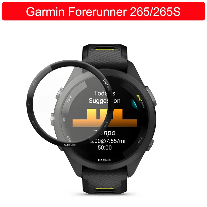 

PMMA Screen Protector for Garmin Forerunner 265 265S Soft Anti-Scratch cover