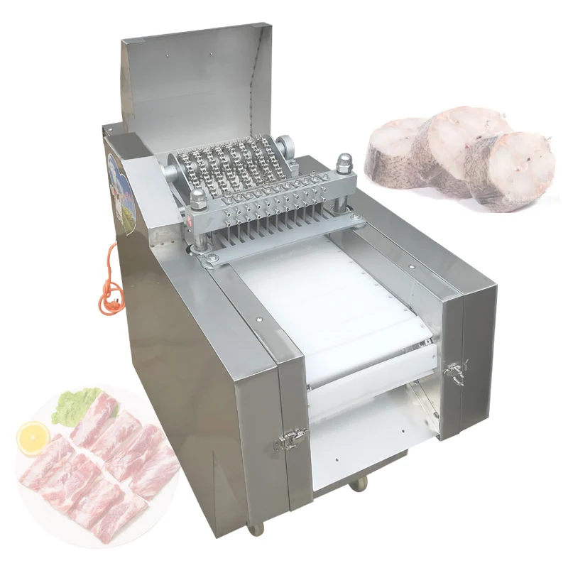 

Large Dicing Machine Bone Cutting Machine For Pork Ribs Pork Feet Ribs Whole Chickens Whole Ducks Froze Meat Cutting Machine