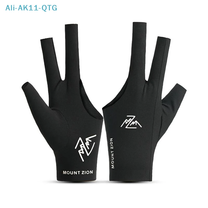 NEW Billiard Gloves With Fingerless Breathable Professional Pool Gloves Lightweight Three-Finger Gloves For Billiard Accessories