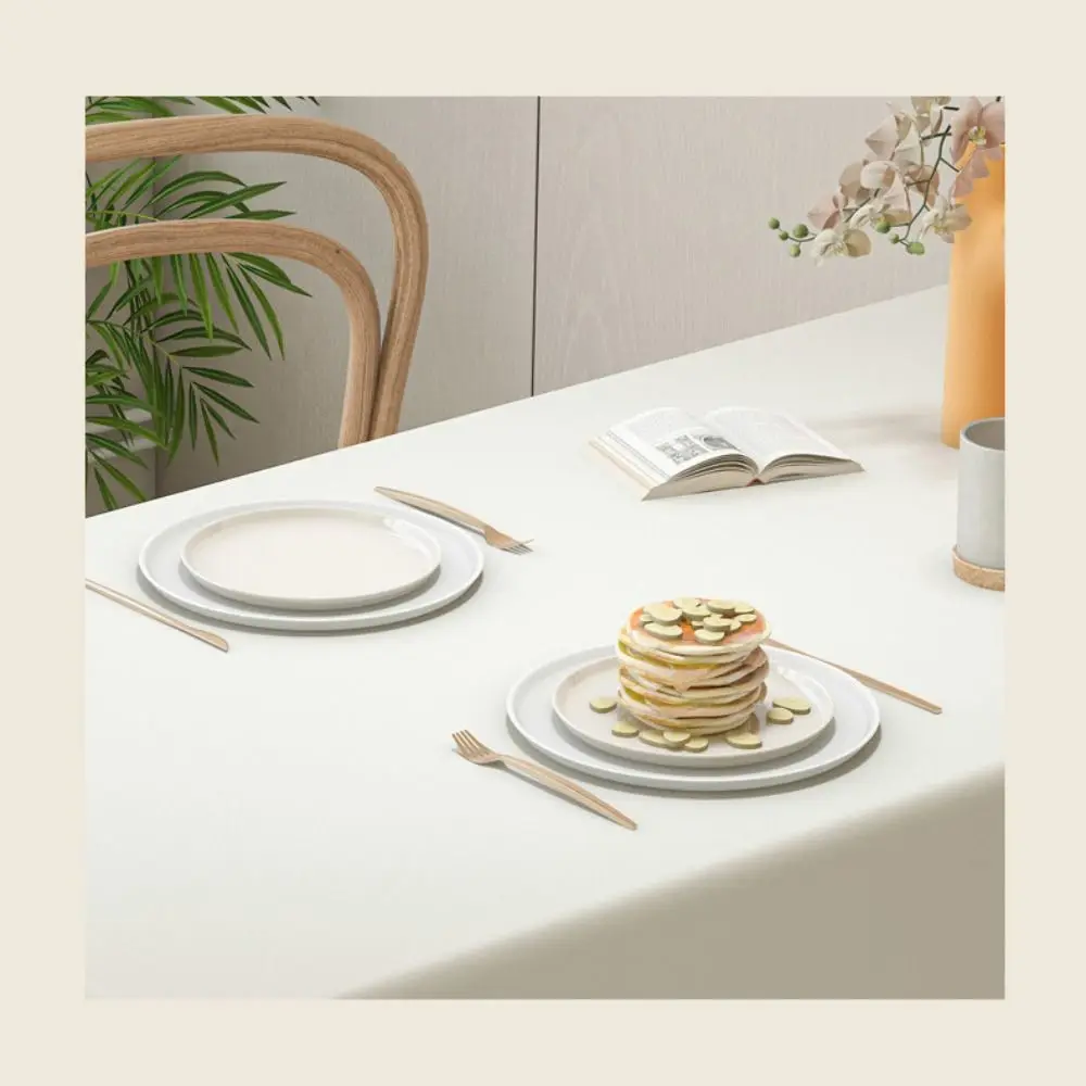 

Anti Slip Waterproof PVC Tablecloth Oil Resistant Reusable Table Mat Stain Proof Table Cover Coffee Table