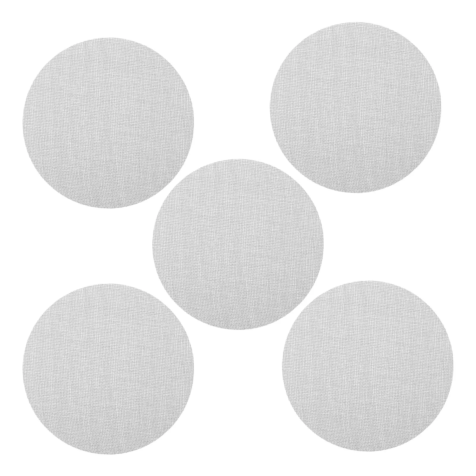 5Pcs Lamp Cover Fabric Shade Replacement For Ceiling Fan Light For Students Drum Lampshade Diffuser Silver Softening