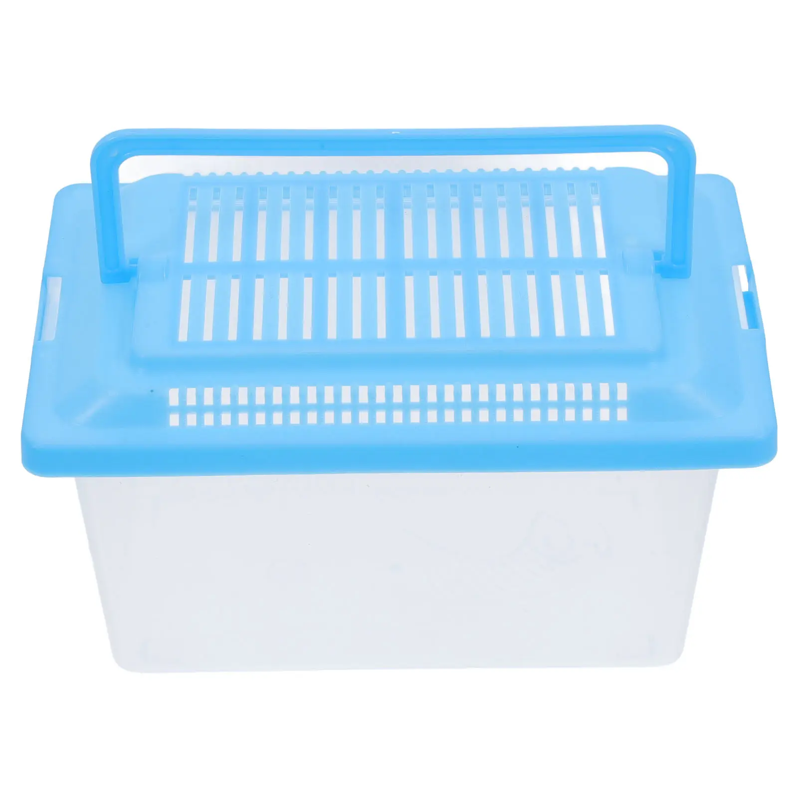 Creative Design Reptile Tank for Turtle Goldfish Portable Plastic Aquarium Handheld Fish Tank Transparent Turtle Habitat Box