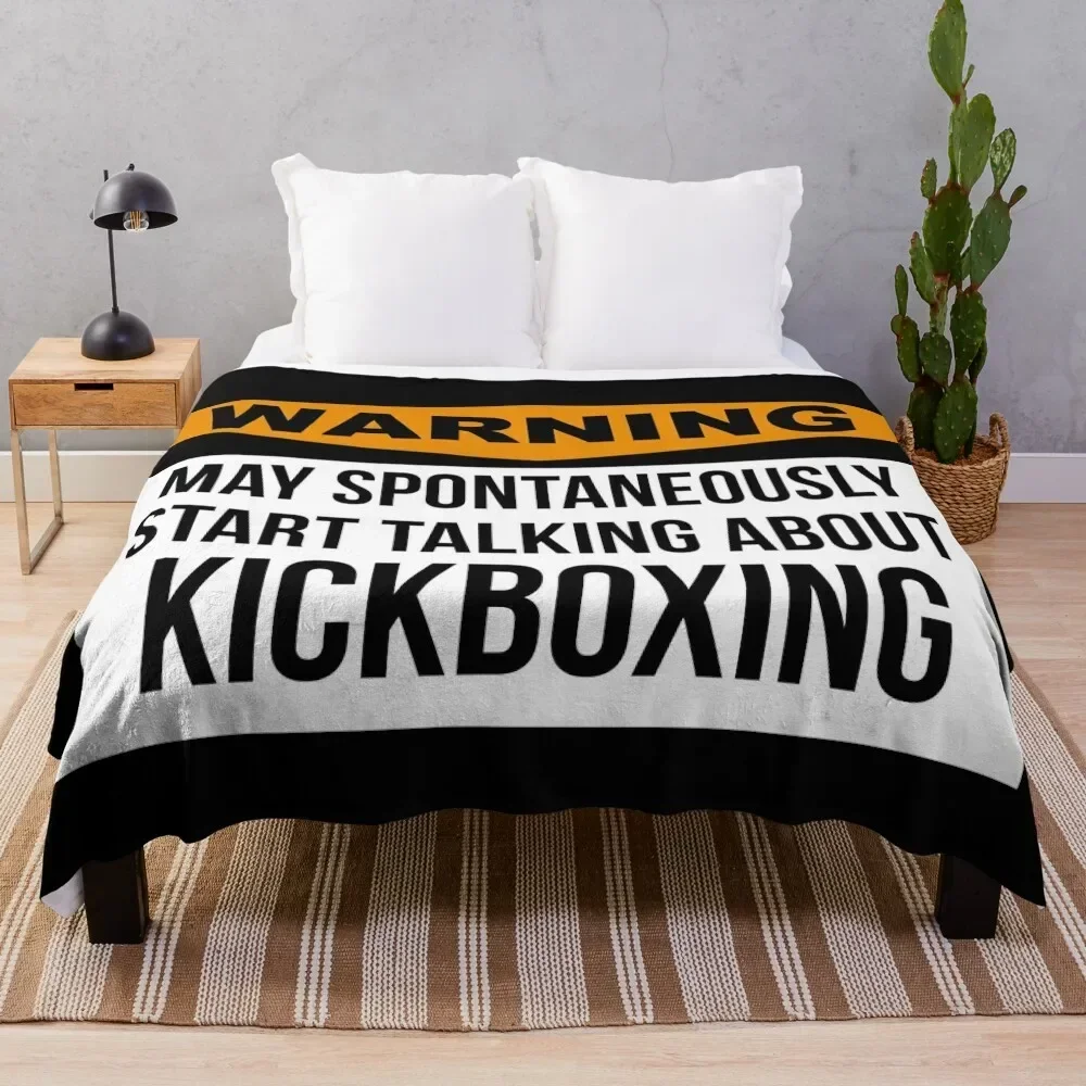 Kickboxing Throw Blanket halloween Camping Luxury Soft Plush Plaid Blankets