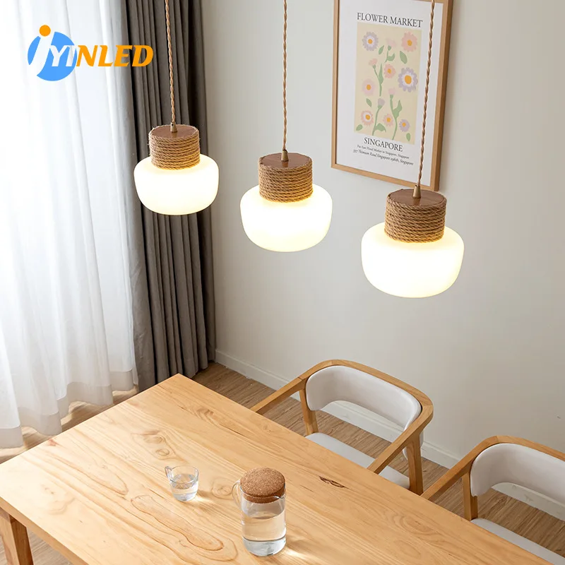 Nordic Simple Pendant Lights, Lâmpada suspensa LED para sala de estar, cozinha, café, jantar, mesa, decoração de casa, luminárias, E27