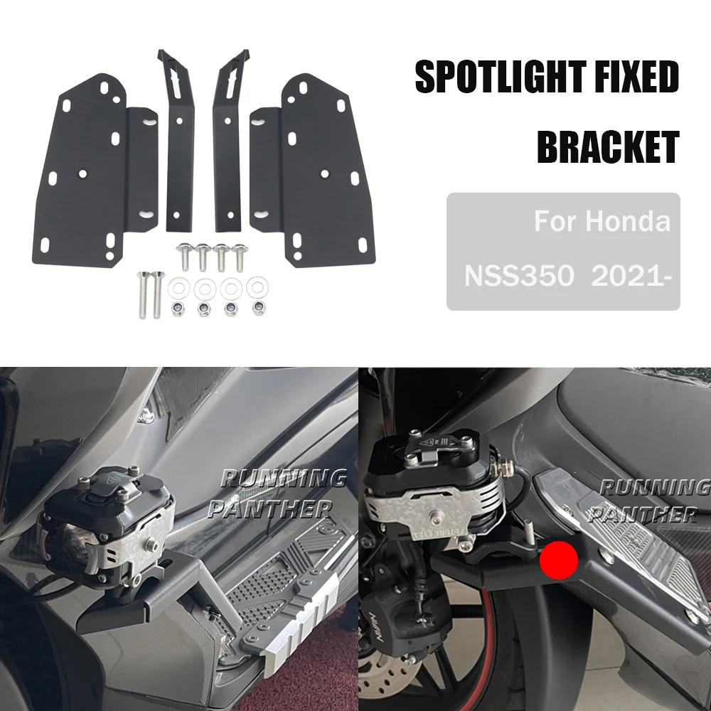 

Motorcycle Accessories for Honda FOR NSS350 NSS 350 2021 2022 2023 Spotlight Bracket Holder Sport Light Fog Light Mount