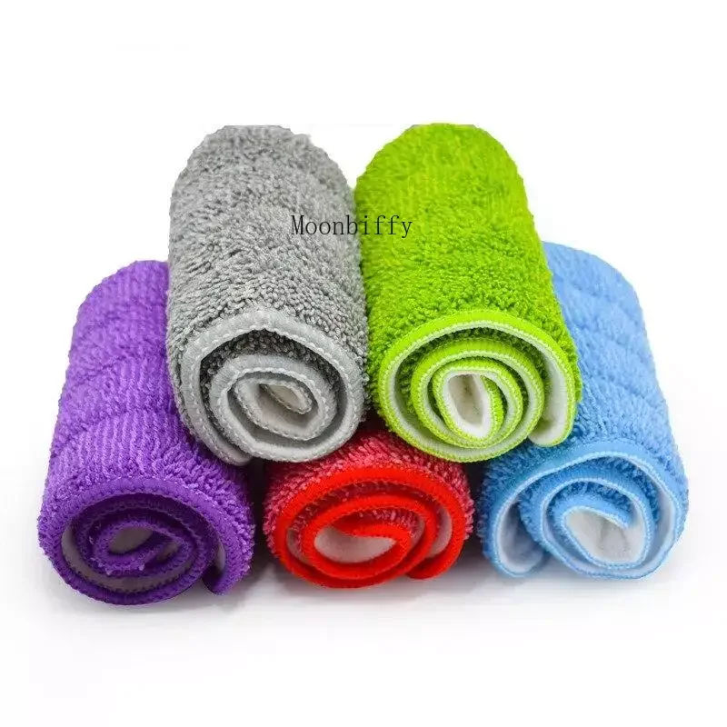 Replaced Mop Cloth Reusable Microfiber Pad for Spray Mop Practical Household Dust Cleaning Kitchen Living Room Cleaning Tools