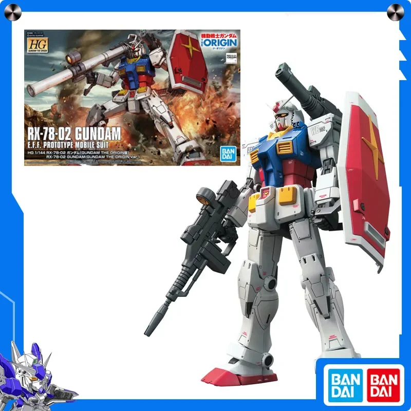

Original Bandai Gundam Assembled Model HG Figure1/144 HG RX-78-02 Gundam (Gundam The Origin Ver.) Standard Model Theater Edition
