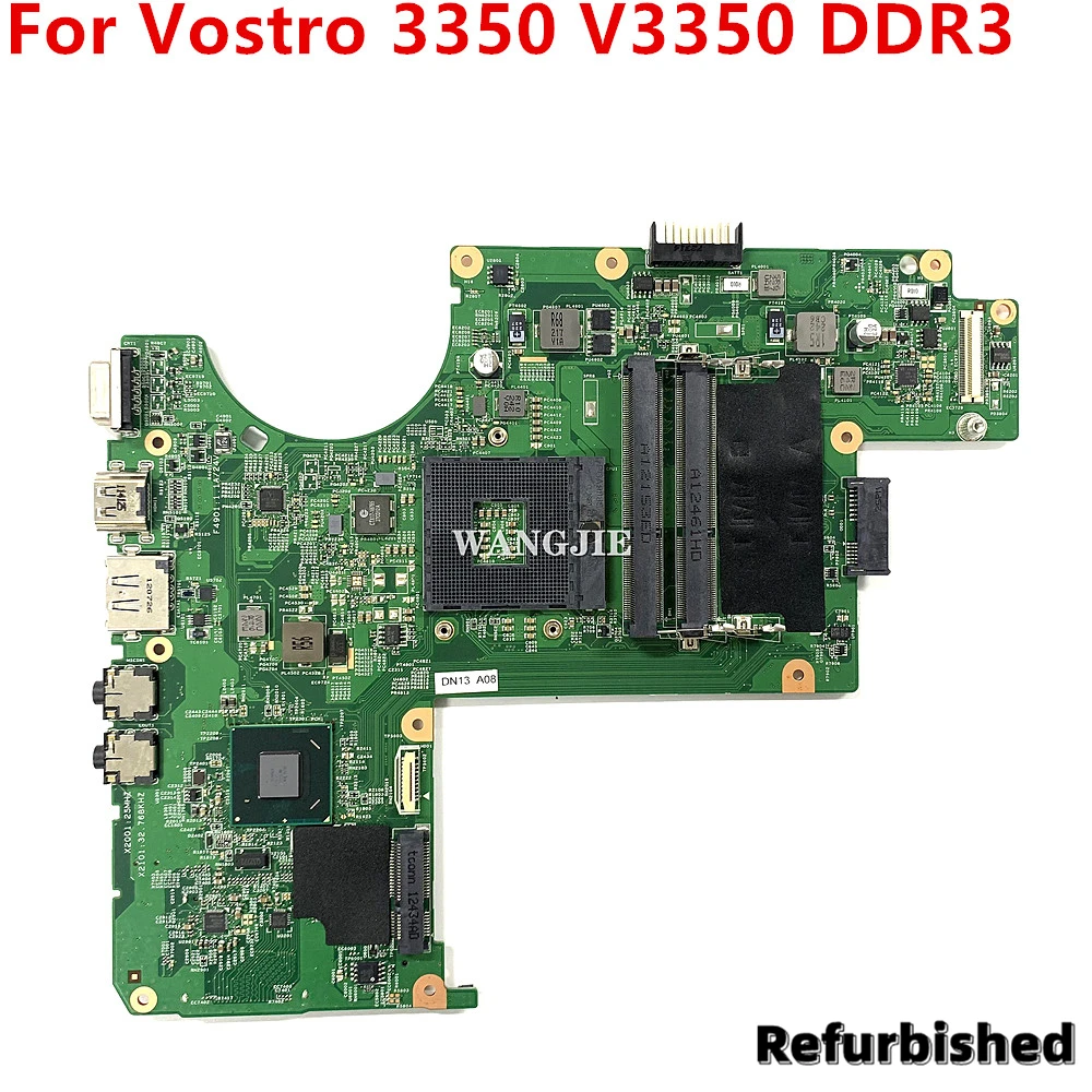 

Refurbished CN-0MNYNP 0MNYNP For DELL Vostro 3350 V3350 Laptop Motherboard 10261-1 48.4ID03.011 HM67 PGA 988B DDR3 Notebook