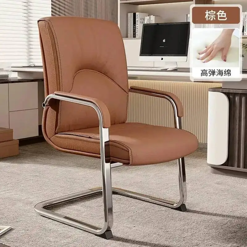 Foot Computer Modern Metal Simple Chair Comfortable Armchair Sedentary Bedroom Office Study Home Chair Hot New Office Furniture
