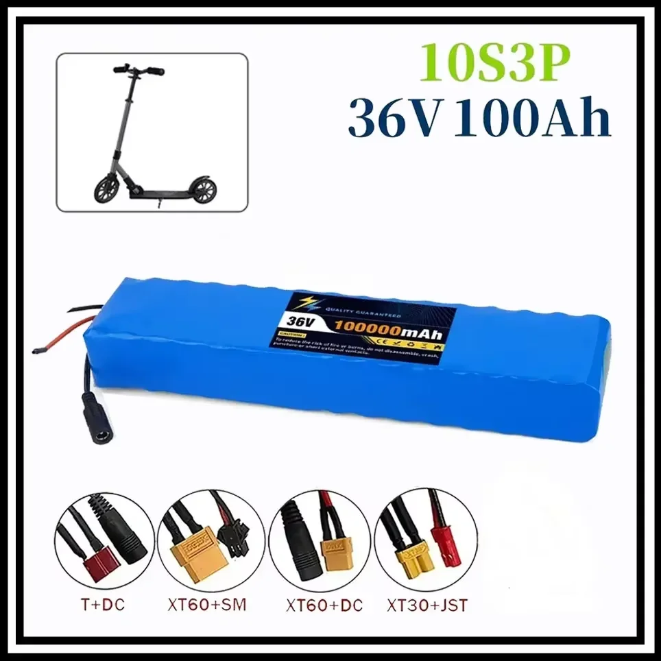 18650 Lithium-Ionen-Akkupack 10,5Ah 10s3p 36V Akku für FIIDO D1/D2/D2S D4S Faltbares Elektro-Moped City-Bike Batterie