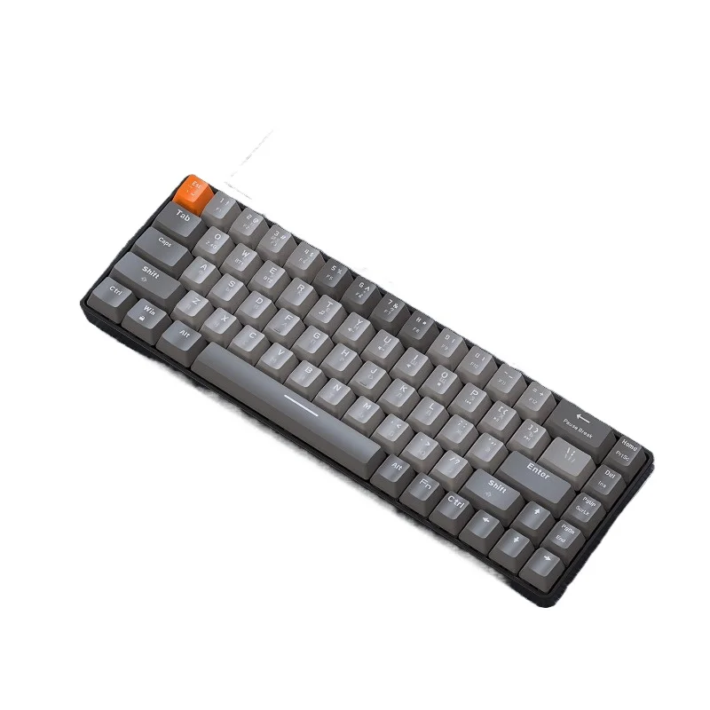 

K68 Bluetooth wireless dual-mode Russian mechanical keyboard Russian game hot-swappable keyboard Russian