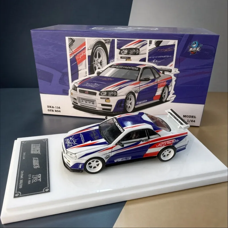 Demon King Auto Malaysia Exhibition Limited 1:64 Ferrari F40 Porsche 911 BMW M4 Pagani Flower Ya R34 R35 Alloy Car Model
