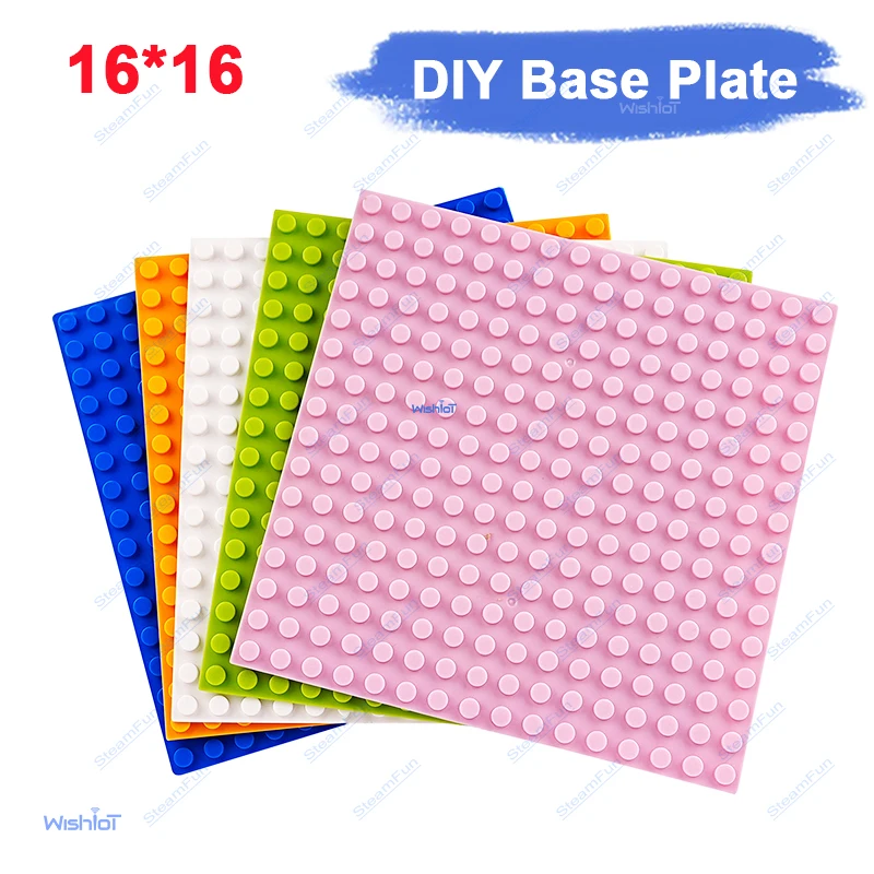 

16x16 DIY Building Blocks Thin Figures Bricks Dots Educational Creative Size Compatible With Toys for Children