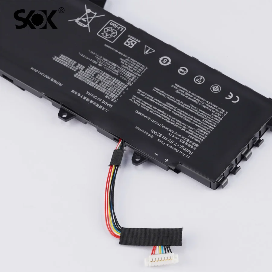 Laptop Battery for Asus VivoBook E402M E402S E502S X402MA R417MA B21N1505