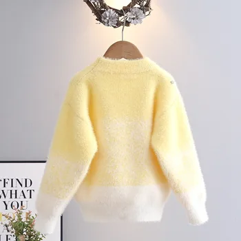 Children's Clothing Christmas Sweaters Baby Girl Winter Clothes Kids Clothes Casual Fashion Streetwear Pullover Knit Elegant 2