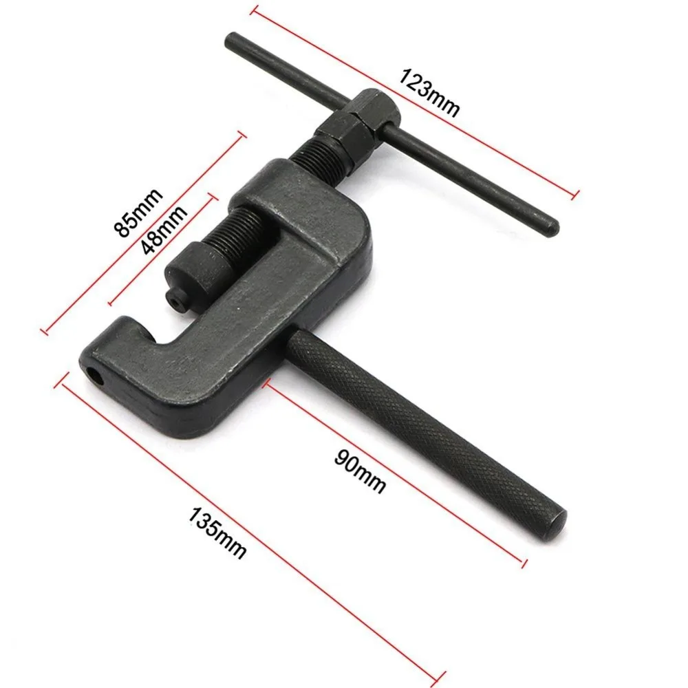 Motorcycle Bike Chain Breaker Splitter Riveting Tool Repair Tools Set Launches Chain Pin Press Handle Motorbike Chain Riveter