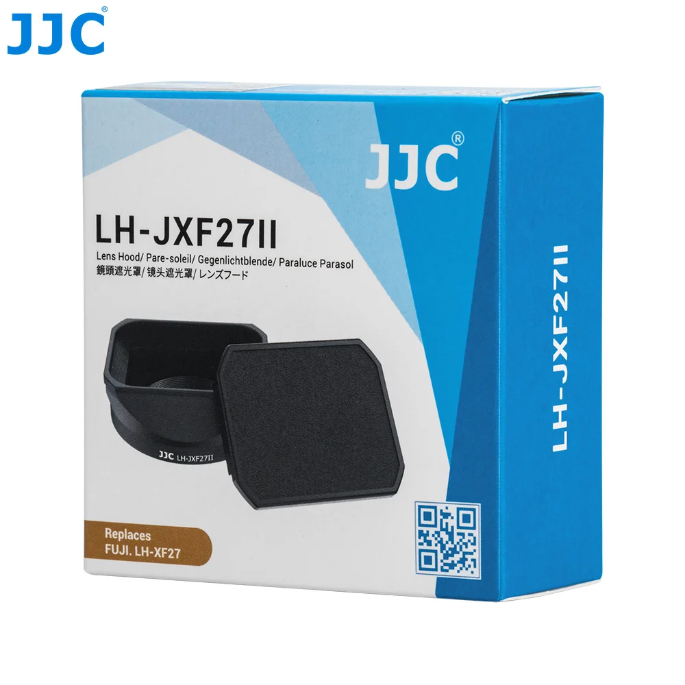 JJC Metal Lens Hood with Cap for Fujifilm XF 27mm f/2.8 R WR Lens Replaces Fujifilm LH-XF27