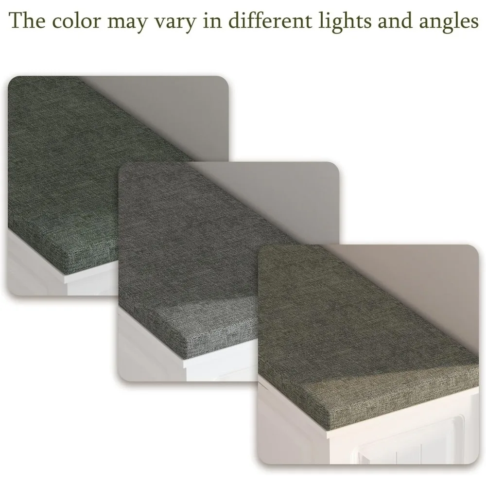 Corner Storage Breakfast Nook Bench with Cushion for Kitchen and Entryway