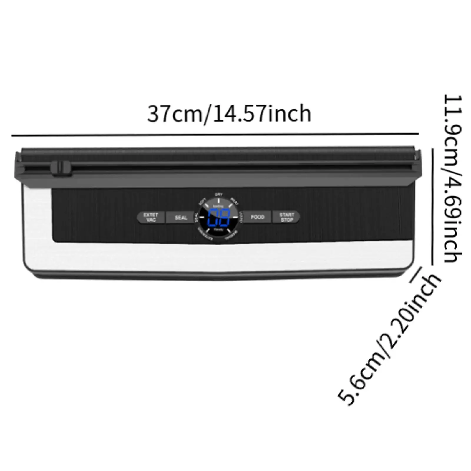 Vacuum Sealer Machine Multifunctional with Vacuum Bags for Meat Nuts Fruits