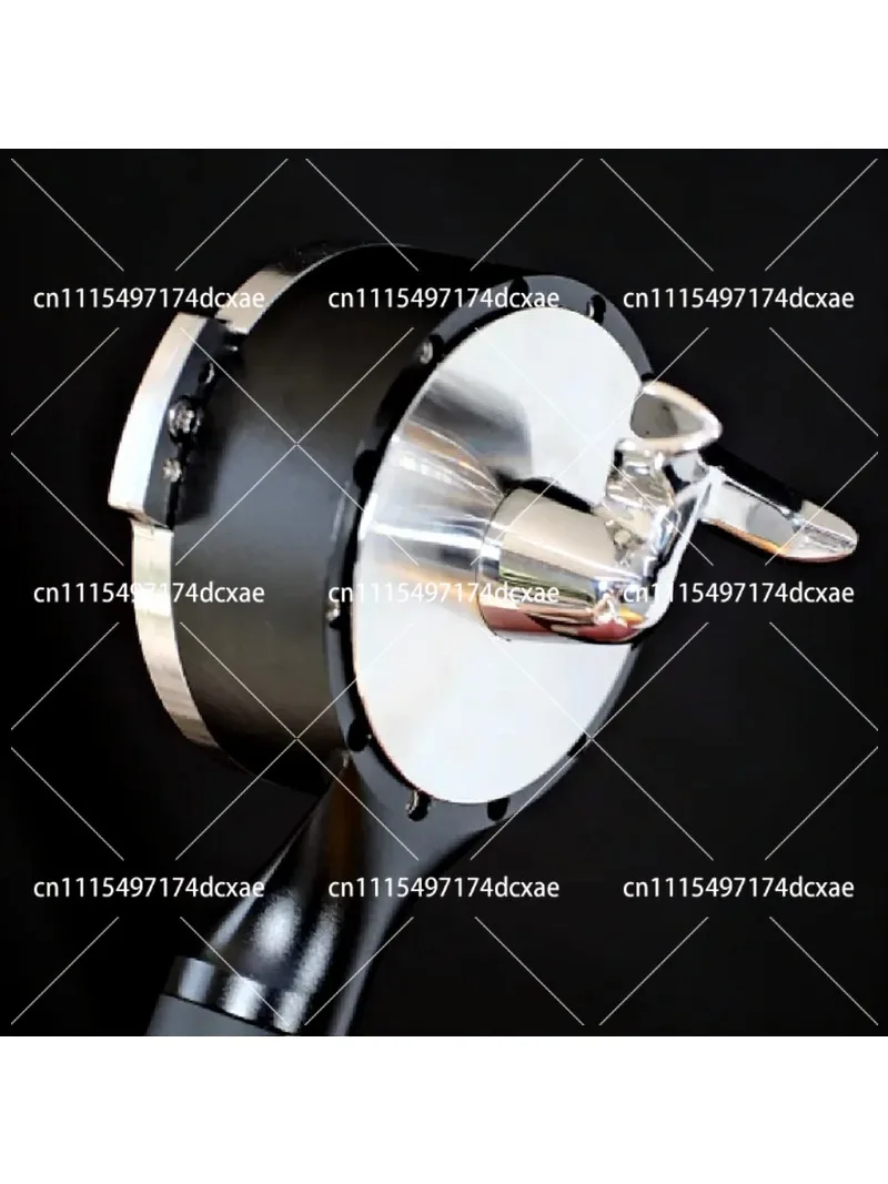 Bottomless Flat Coffee Machine Handle Deformable Horn Ingot Double Mouth