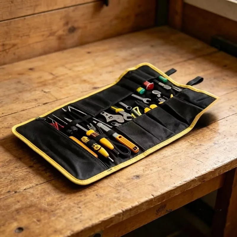 New Hot Selling Coil Type Repair Kit Is A Portable and Easy-to-use Multifunctional Dust-proof Oxford Cloth Material Coil Kit