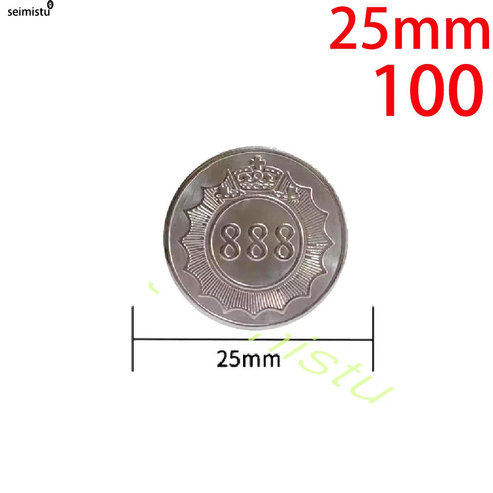 100 Stück Münzmarkierungen aus Edelstahl zum Sammeln von Medaillen für Arcade-Spiele, Kranichklaue, Verkaufsautomat, Autowaschanlage, Flipper-Teile – Detail 4