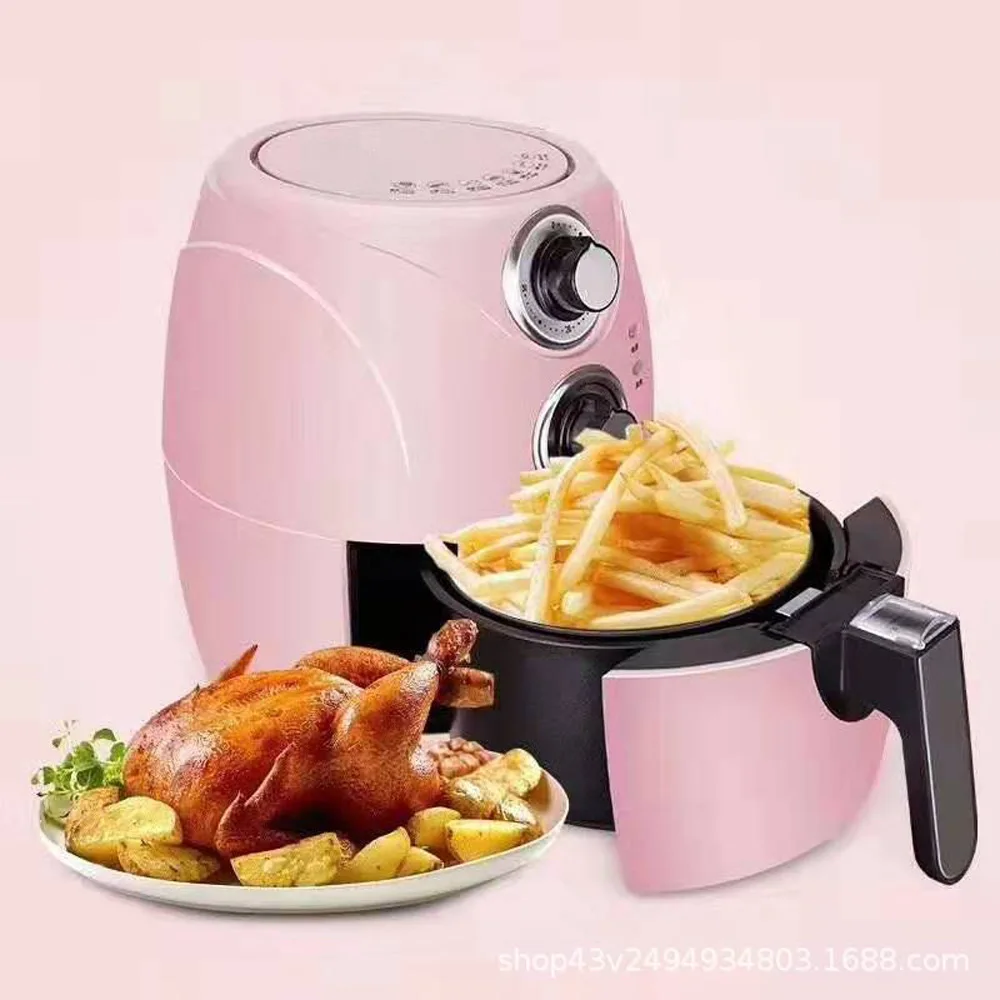 4.5l fritadeira elétrica não frita fritadeira de ar multifuncional lcd grande capacidade máquina de fritar frango batatas fritas
