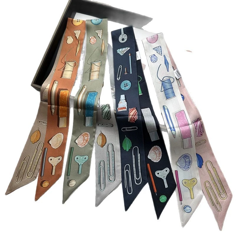 86-5cm-2025-novo-design-dupla-face-100-lenco-de-seda-feminino-doce-laco-de-cabelo-saco-magro-cachecois-romantico-lenco