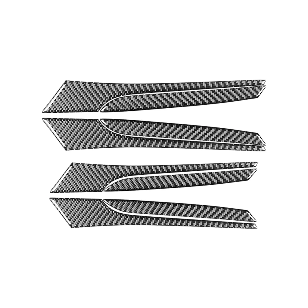 

Углеродное волокно для 3, 2010-2013, внутренняя дверная ручка автомобиля, ручка, крышка, наклейка, аксессуары для отделки