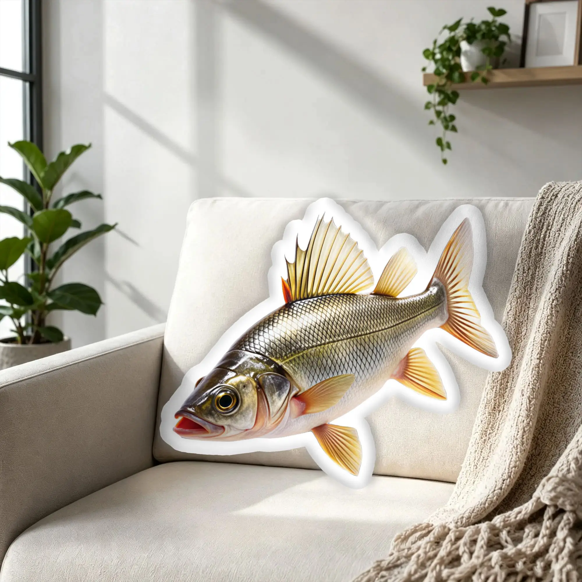 Custom Colorful Sea Fish Pillow Cushion Double Sided Funny Ocean Stuffed Home Decoration Salon Personalized Plush Pillows